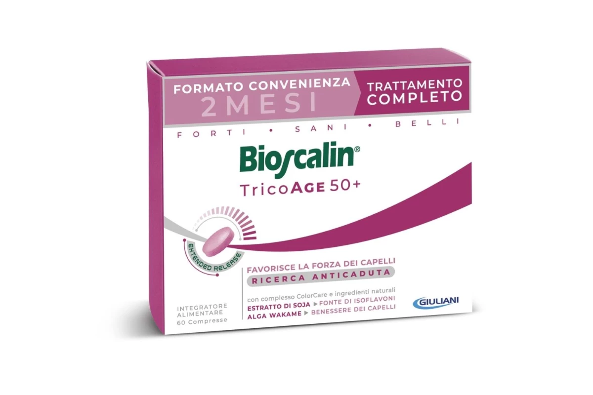 BIOSCALIN TRICOAGE45+ 60 COMPRESSE
